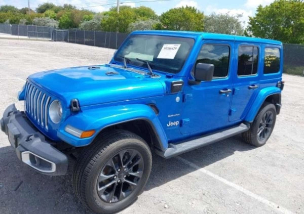 Jeep Wrangler cena 145000 przebieg: 32179, rok produkcji 2021 z Biała małe 92